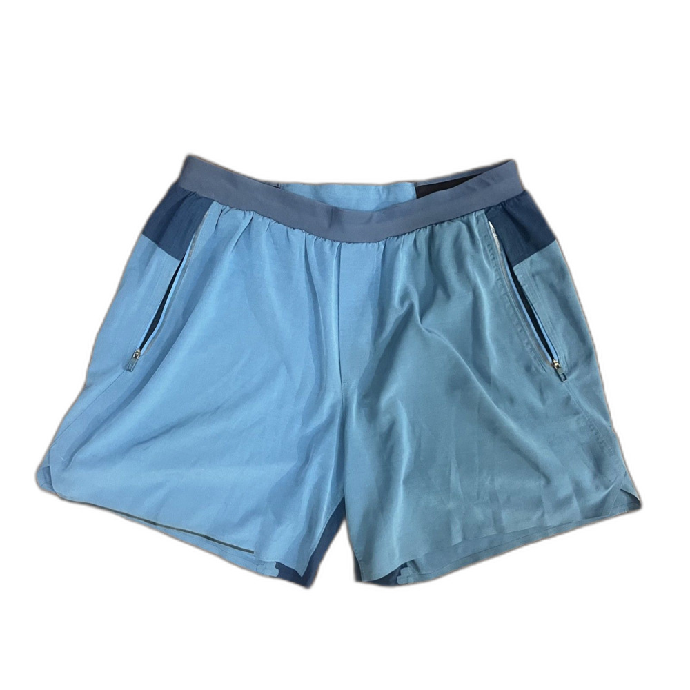 Lululemon Switch Up Shorts 6" Men’s Size Large Blue Lightweight M7AEMS